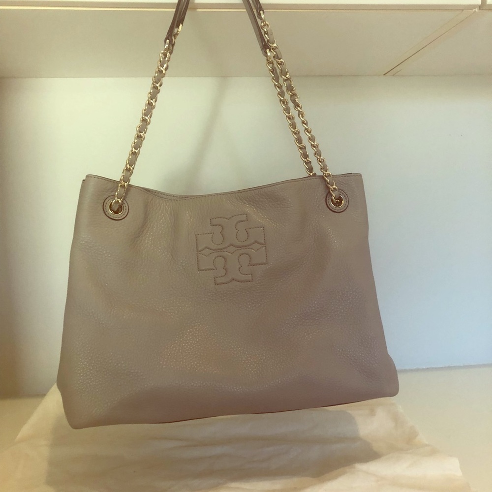 Tory Burch Thea Chain Shoulder Slouchy Tote